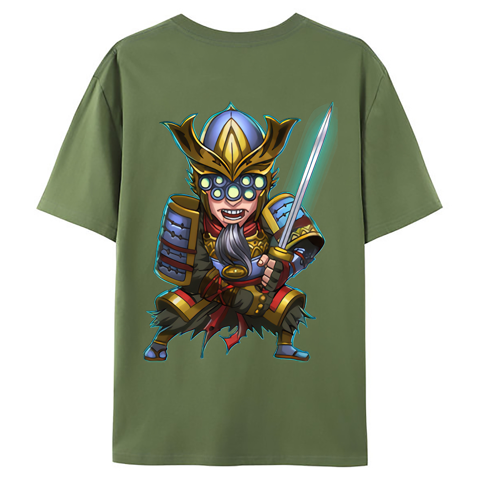 （画像用） リーグ・オブ・レジェンド League of Legends LOL 綿100％ メンズ半袖Tシャツ（バックプリント） 通気性